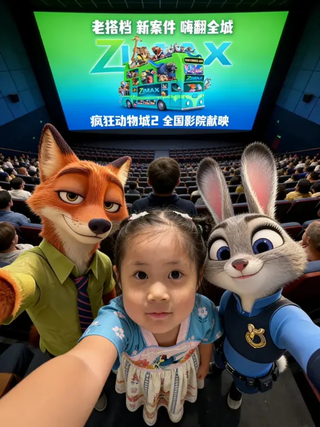 和朱迪尼克拍合照?AI一键生成