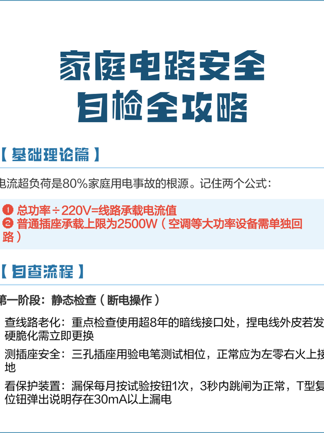 家庭电路老化自查指南：插座电线开关篇