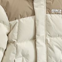 斯凯奇加长羽绒服护宝宝暖冬