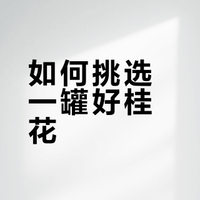 如何挑选一罐好桂花？这份指南请收好