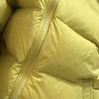 暖黄色羽绒服助力新年健康