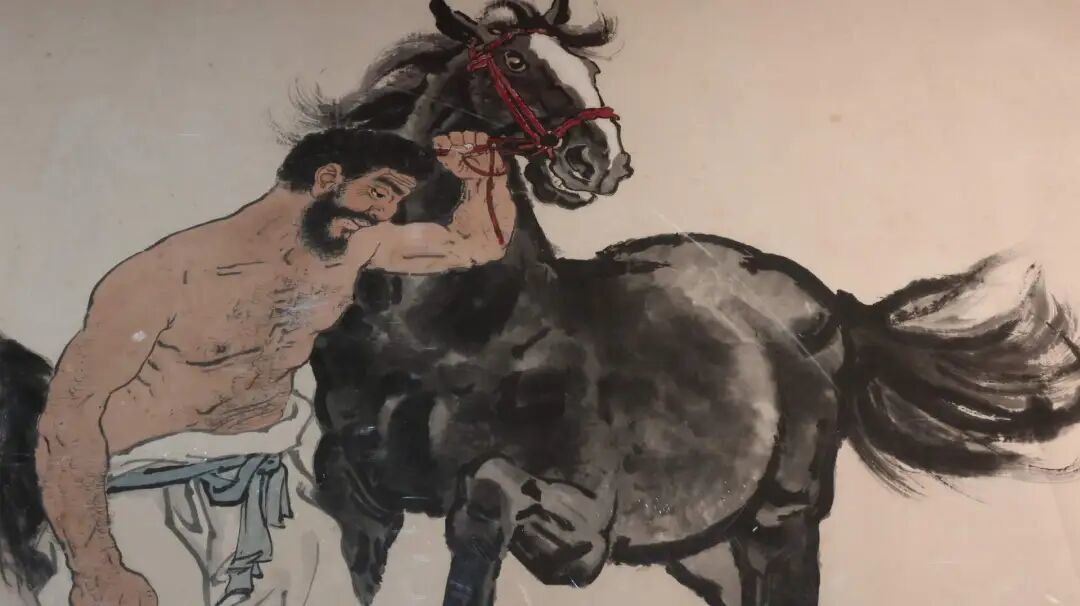解码徐悲鸿画马:从西洋技法到民族精神