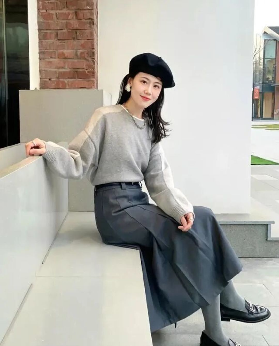 50+女性秋季穿搭,简约即是优雅