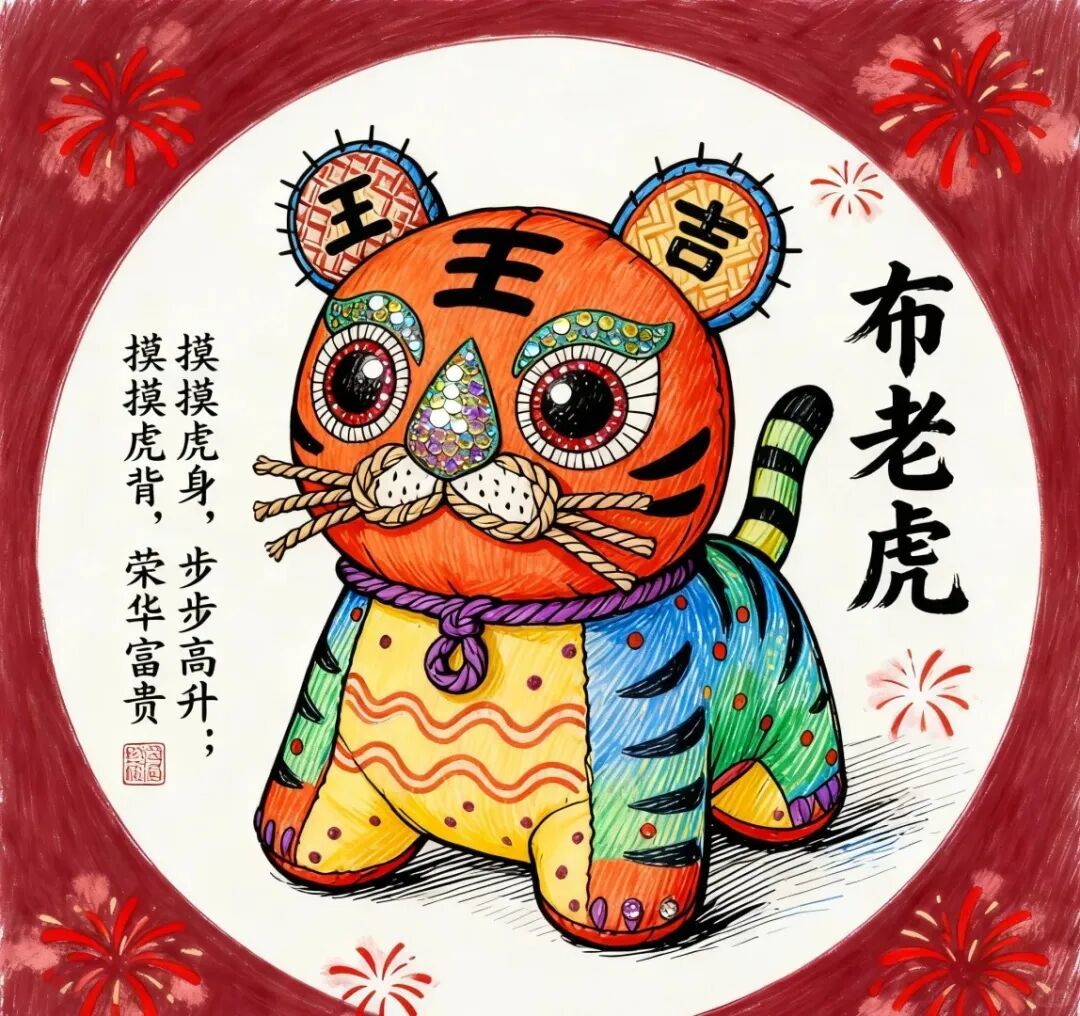 四幅非遗范画,勾勒出浓浓的中国年味