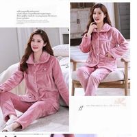 2025年冬季新款：猫人推出加厚法兰绒睡衣套装！