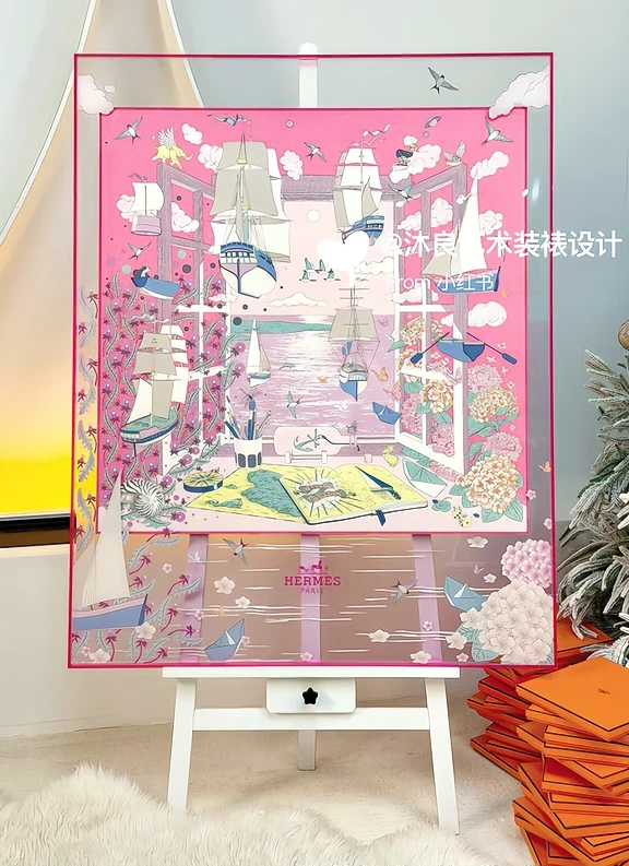 🌈爱马仕春季丝韵以海洋之笔，绘就春日画卷