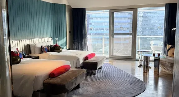 西安W酒店双床房评测：旗舰体验如何？_国内住宿_什么值得买