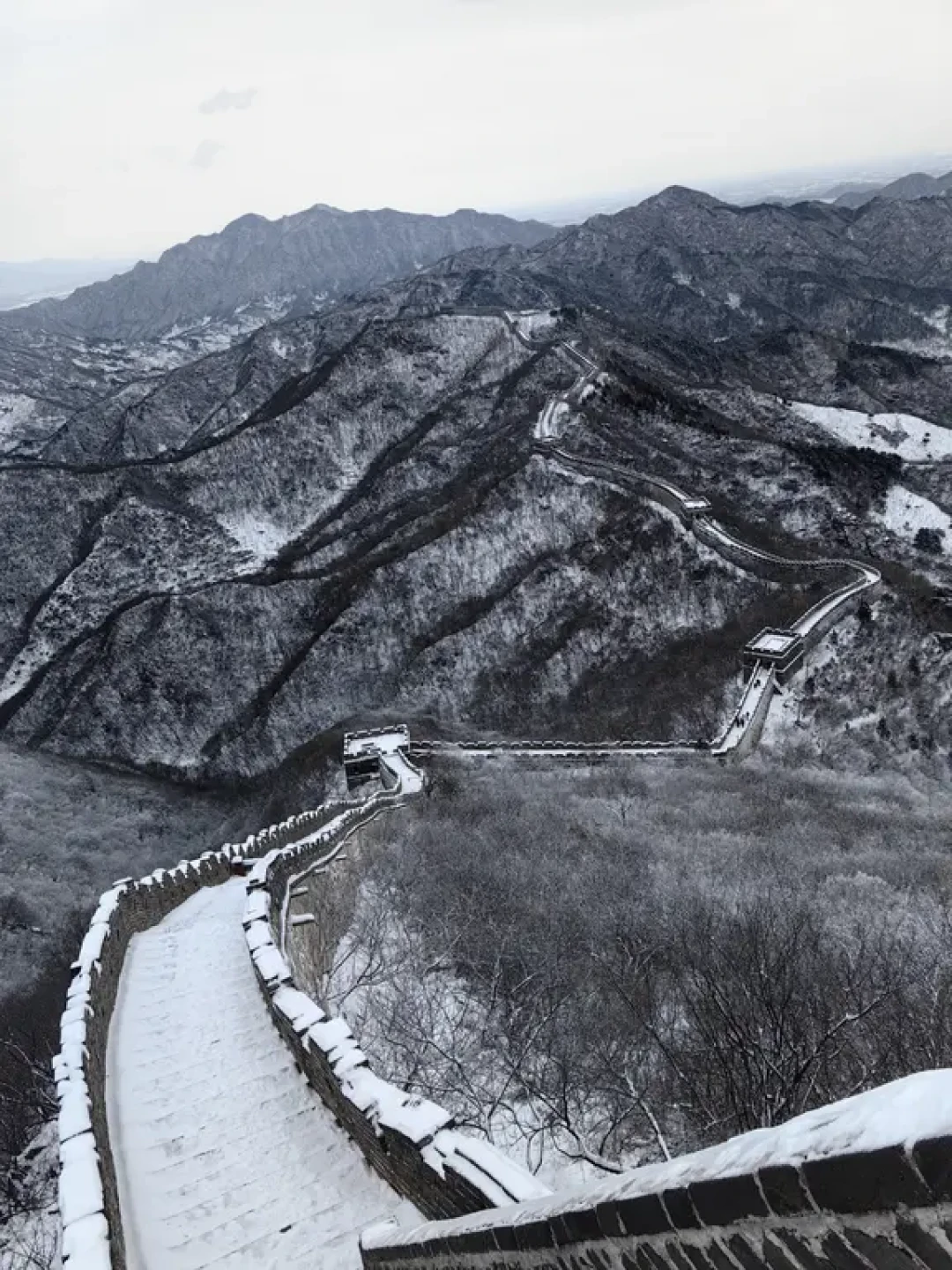雪落慕田峪长城全攻略