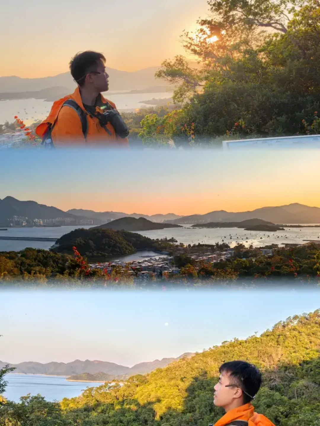 香港八仙岭徒步:一场山海日落与月升的邂逅