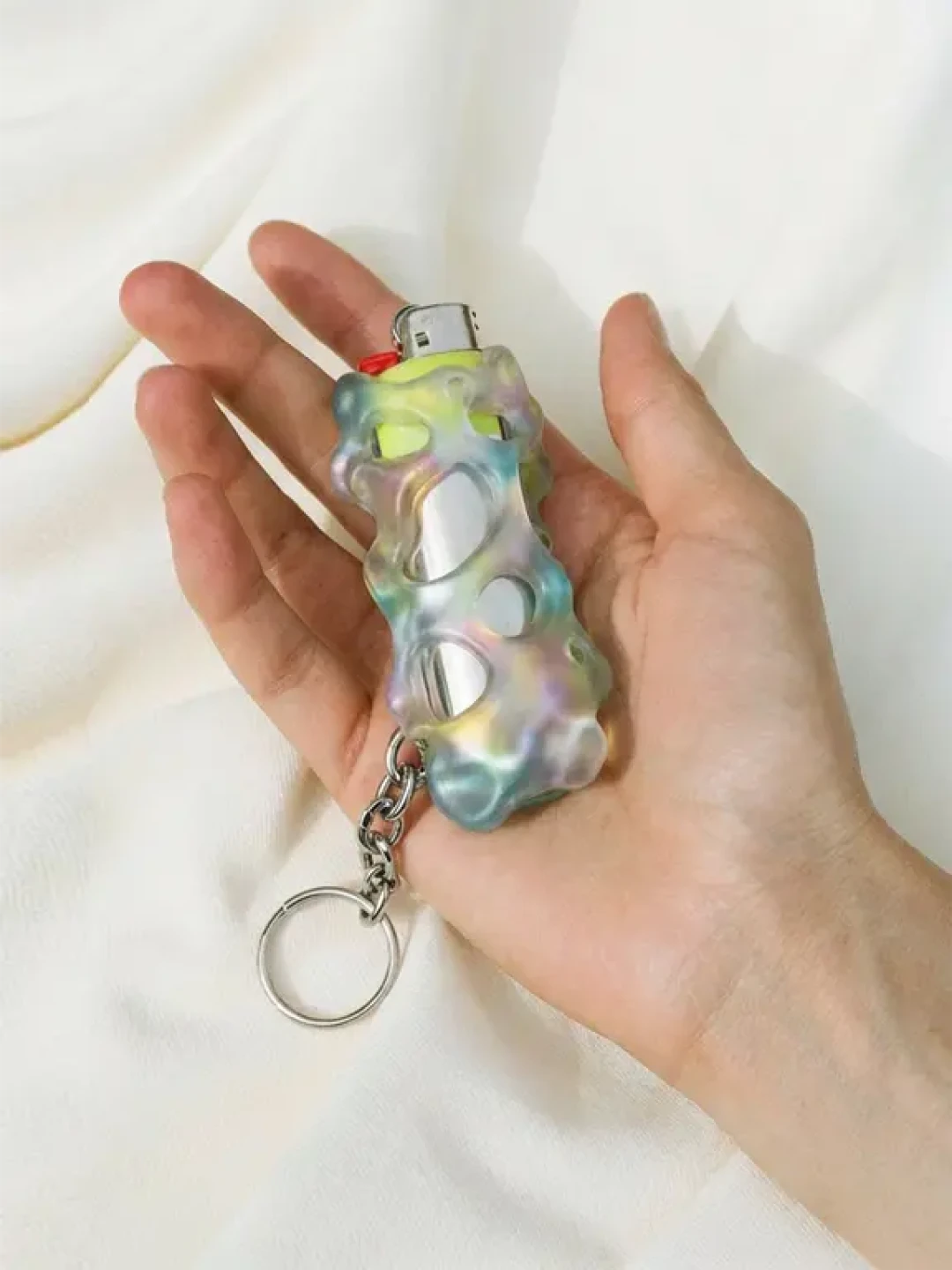 赛博水母打火机壳:3D打印新玩法