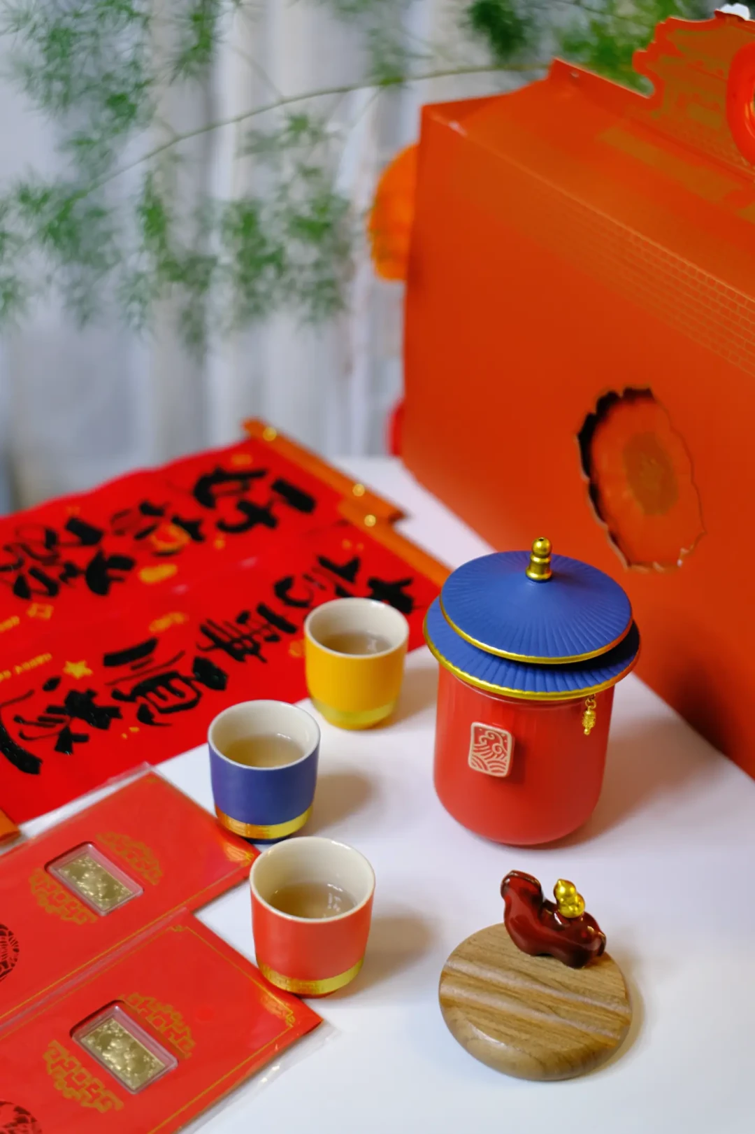 如何用一套茶具,拍出惊艳的新年大片