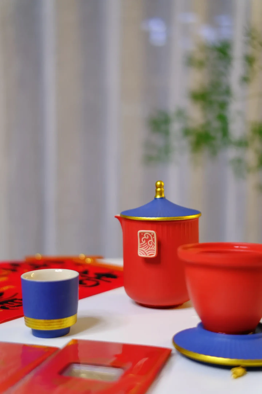如何用一套茶具,拍出惊艳的新年大片