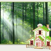 8款别具匠心的3D木质拼装模型