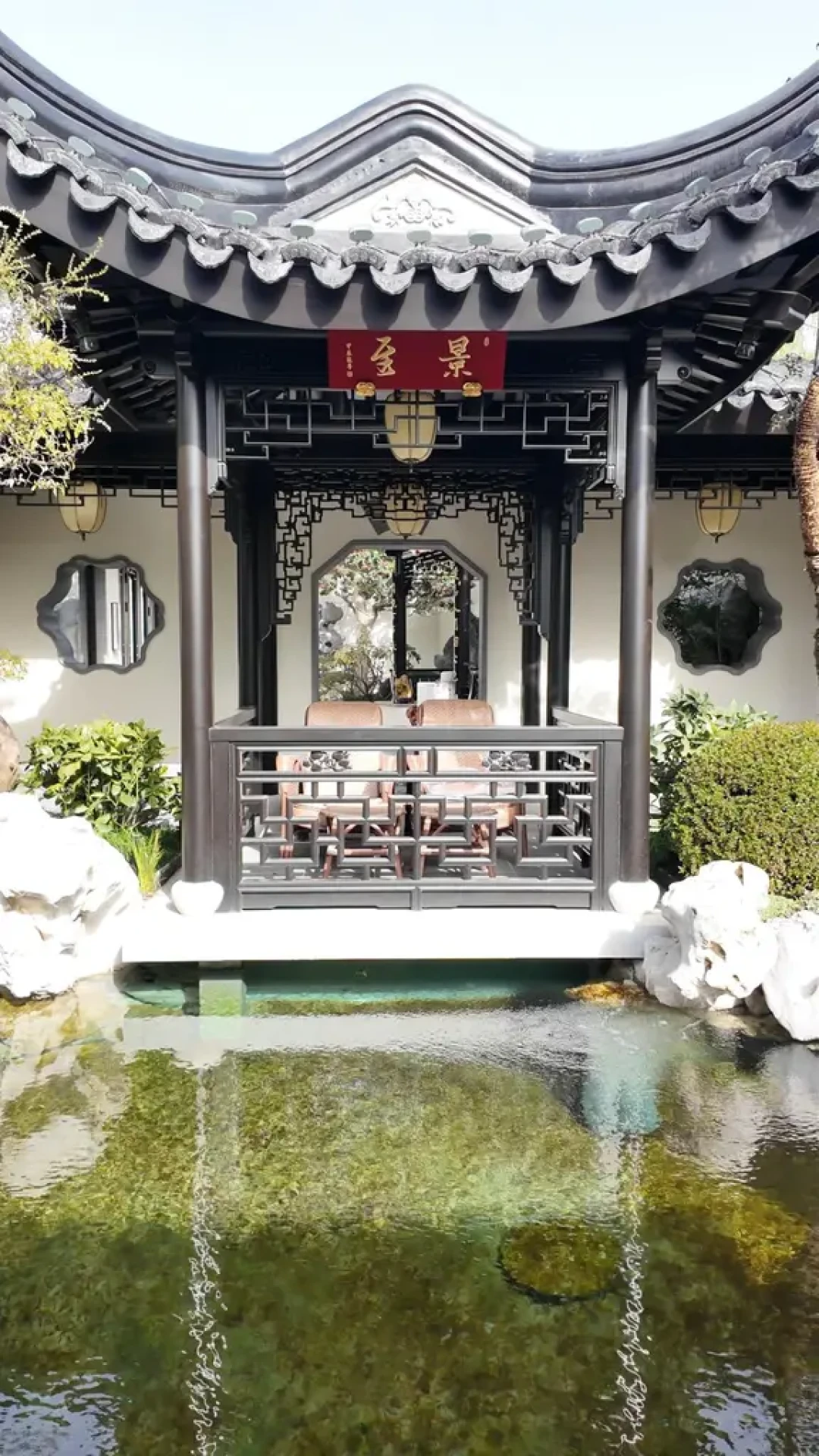 苏式庭院心法：连廊鱼池营造步移景异