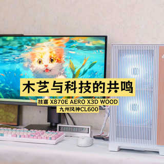 木艺与科技的共鸣：技嘉 X870E WOOD & 九州风神CL600装机