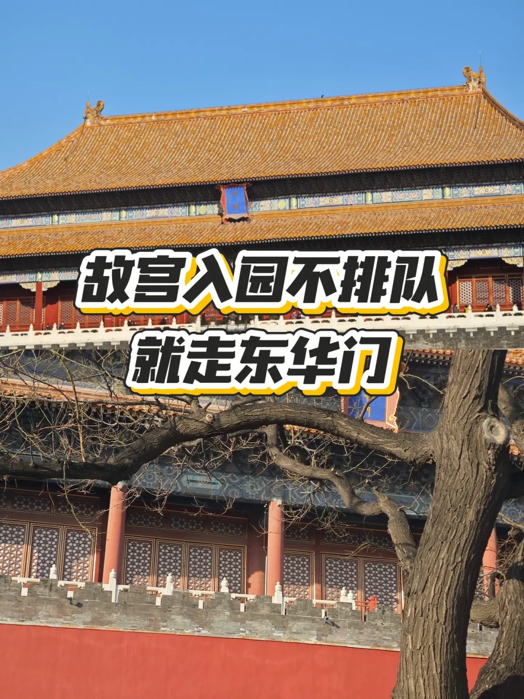 故宫入园新思路:走东华门,告别排队烦恼