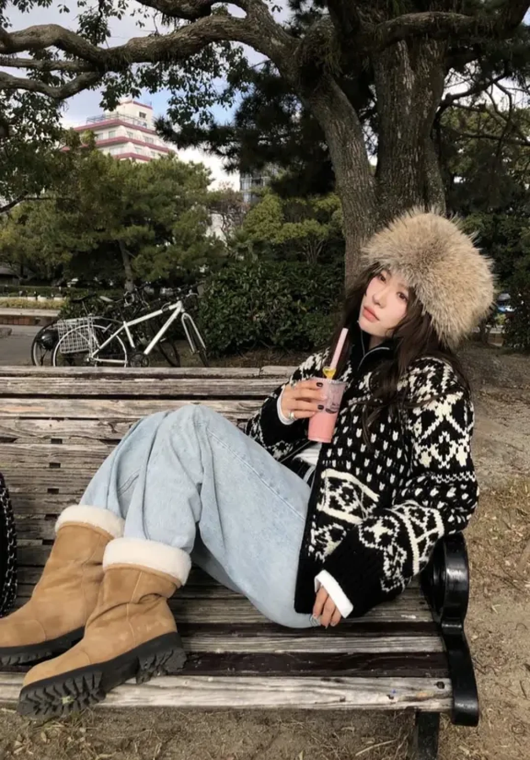 打造秋冬韩系慵懒氛围感穿搭