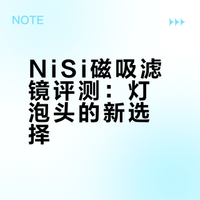 NiSi磁吸滤镜评测：灯泡头的新选择