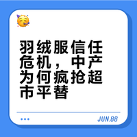 羽绒服信任危机，中产为何疯抢超市平替？