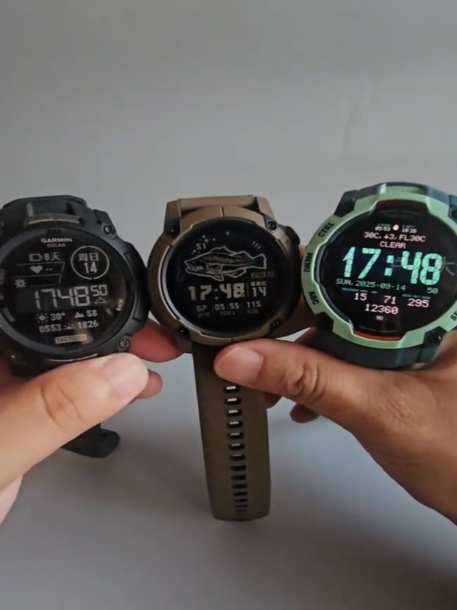 2025年入门户外手表怎么选？高驰Nomad VS 佳明本能3