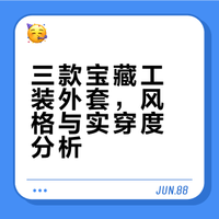 三款秋冬工装风外套！ 