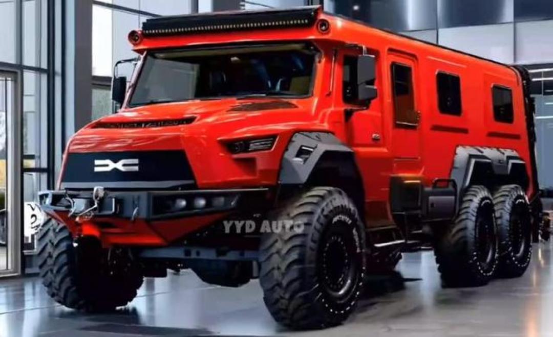 2026款达契亚Sandman6×6亮相,非承载式车身+专业越野悬挂