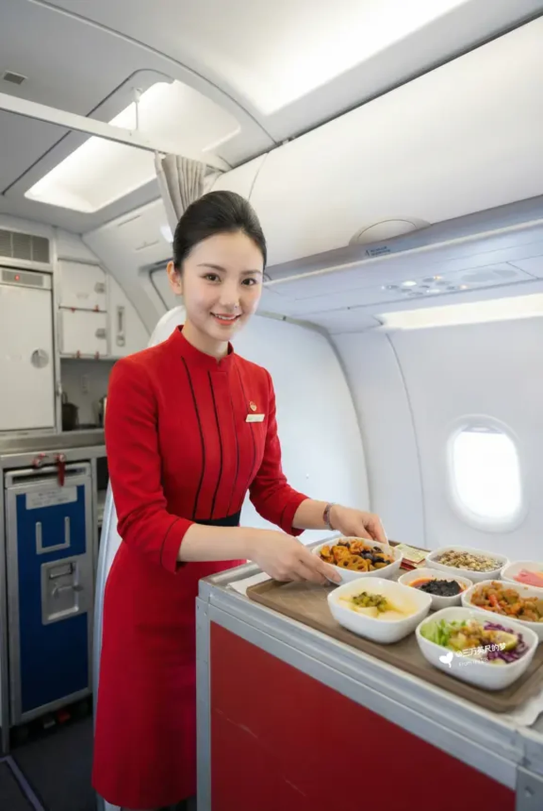 川航顶级享受✈️眼睛和胃,总有一个在天堂