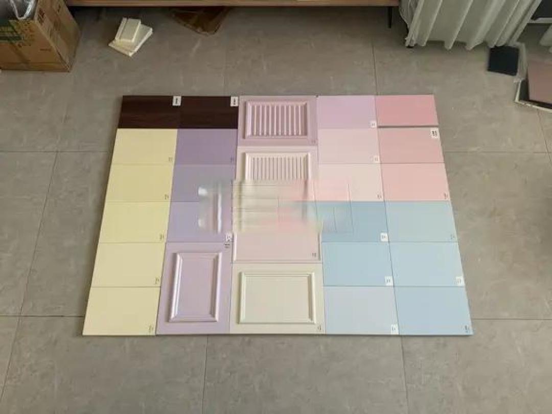 🎨立邦马卡龙奶油色系·烤漆柜门打样合集
