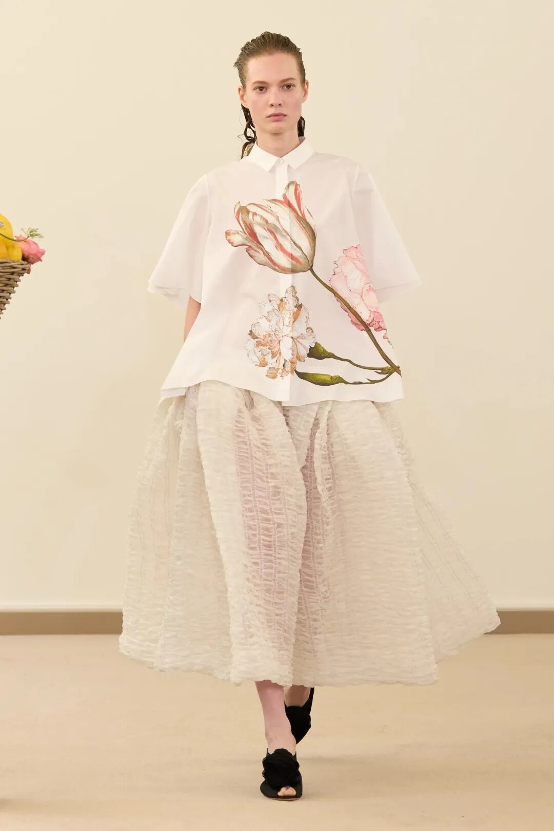 当静物画入侵时装周，帆布与蕾丝的结合，是春日田园风~|Giambattista Valli 2026春夏