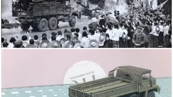 1/87，解放军法国贝利埃卡车，拖152加榴炮