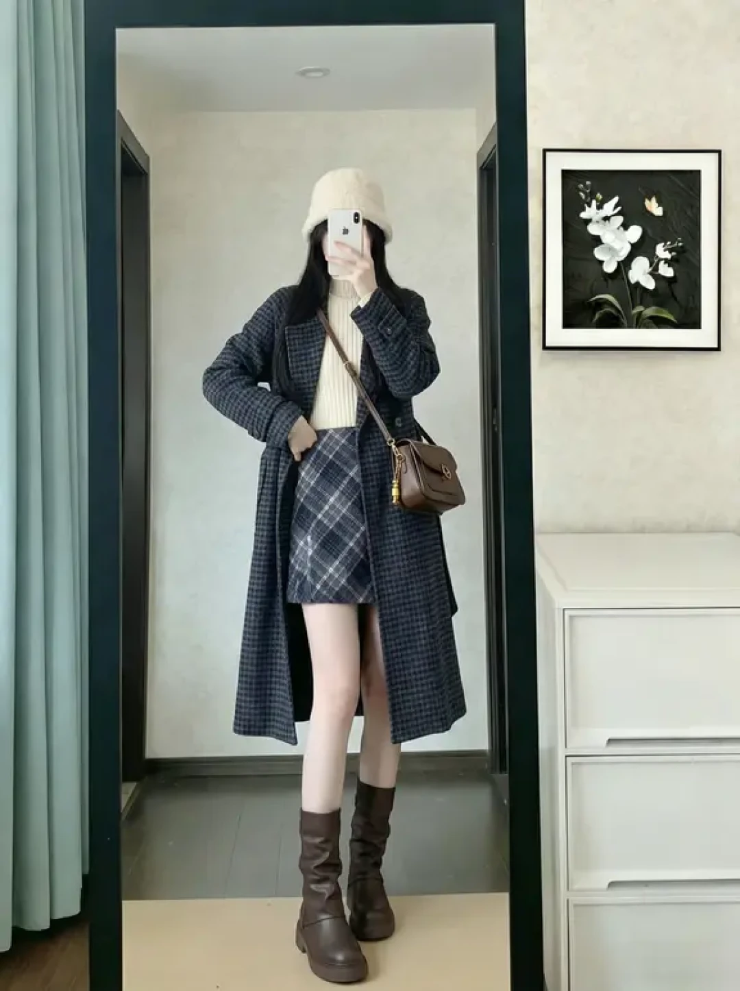 ❄️入冬第六十六期 | 格纹裙不同穿搭