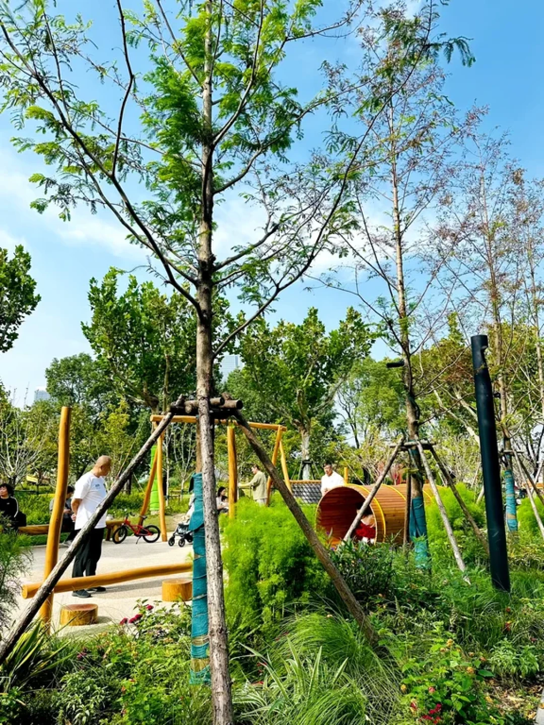 上海市区滨海公路!前滩江边乐园堪比小加州
