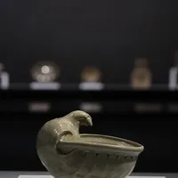 上博东馆｜陶瓷馆｜隋岳州窑青釉鹦鹉