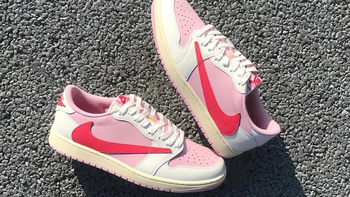 两种版本的粉色 Travis Scott x Air Jordan 1 联名“倒钩”同时登场，吊足了胃口！