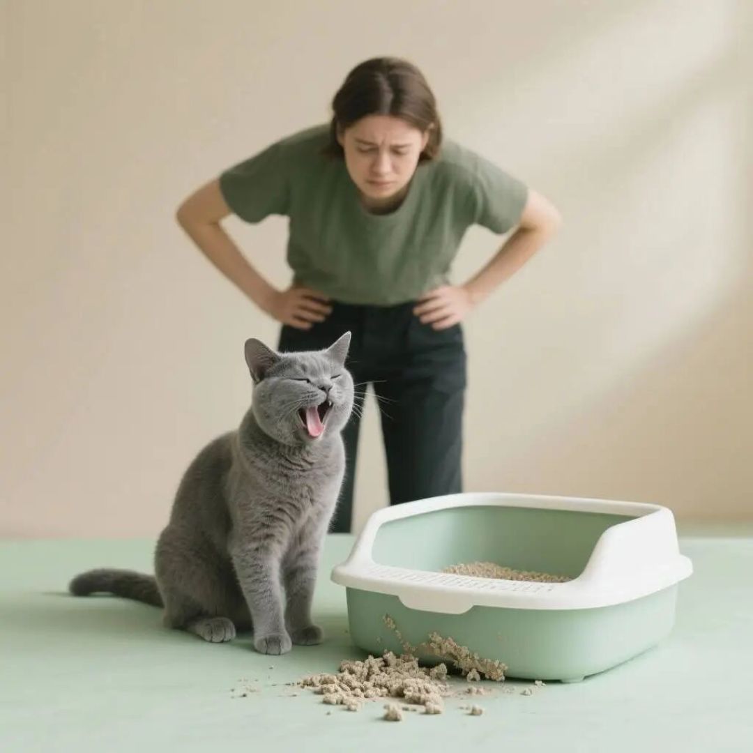 告别猫砂粘底噩梦!3招让你轻松刮盆不费力