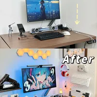 低成本高颜值桌搭如何实现？关键在垂直空间、灯光与无线化