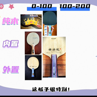 300元以内各价位乒乓底板大胆推荐（上）