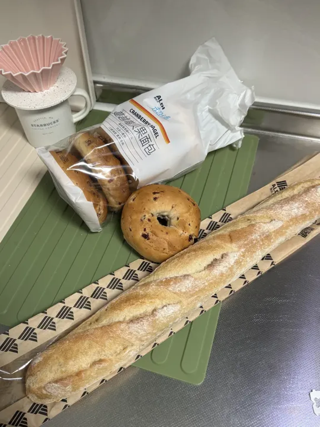 奥乐齐平价面包买不停🥯🥖超值蔓越莓贝果