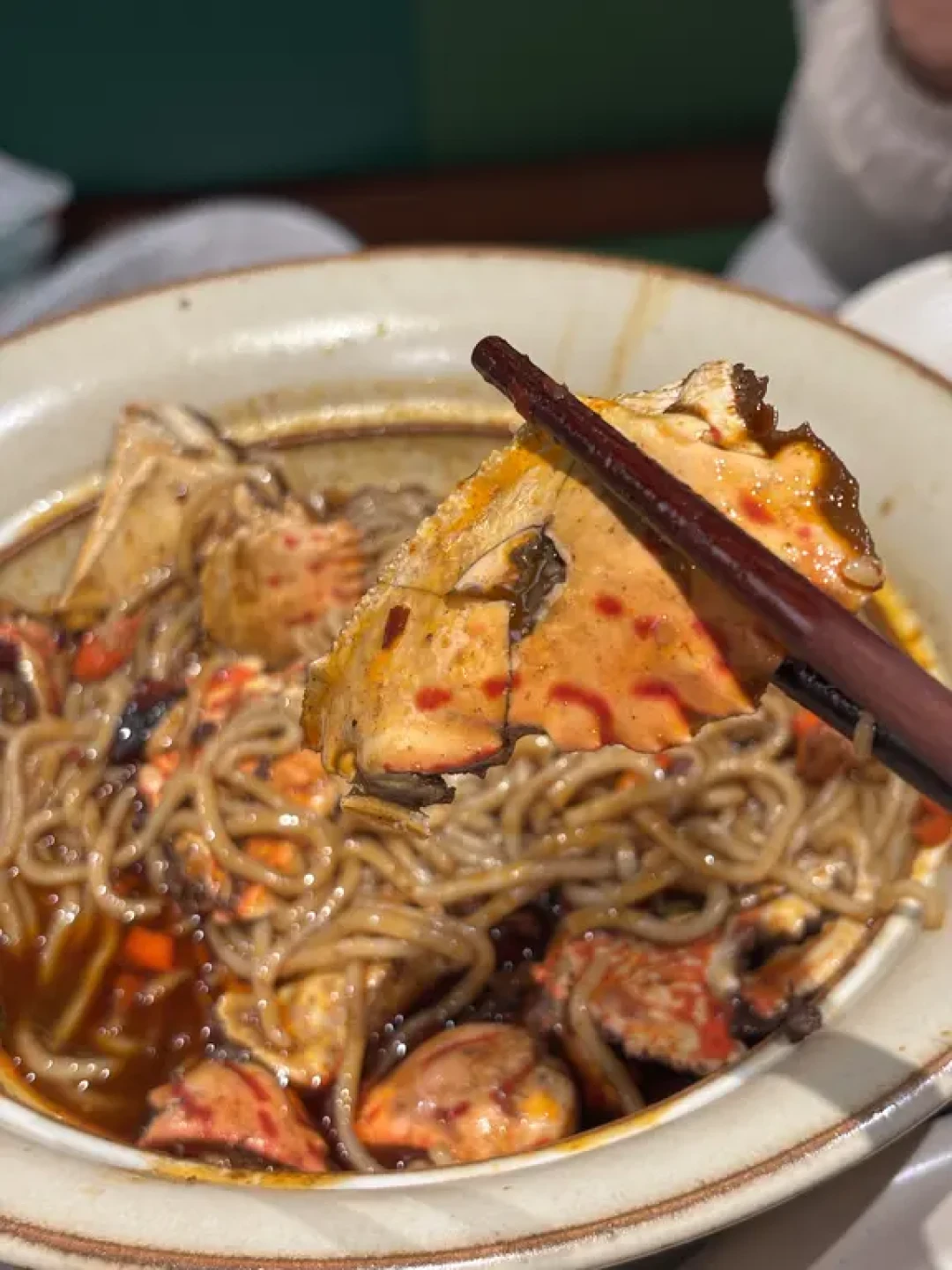 永城！香香蟹脚捞粉和芒果炒牛肉