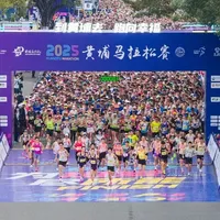 在黄埔马拉松，完成年度答卷，打分95！