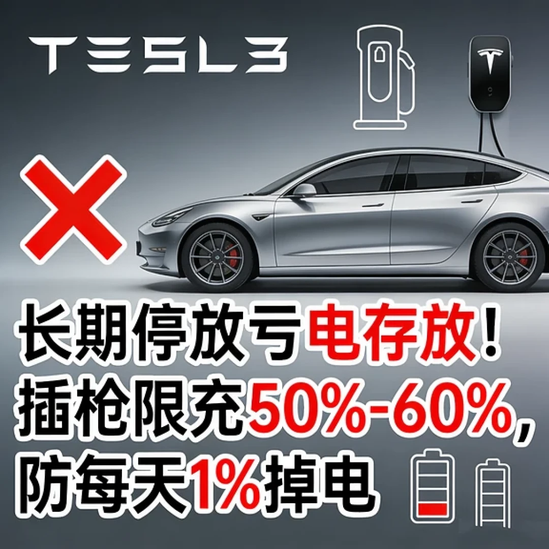 特斯拉充电禁忌,这样做真的巨伤电池‼️