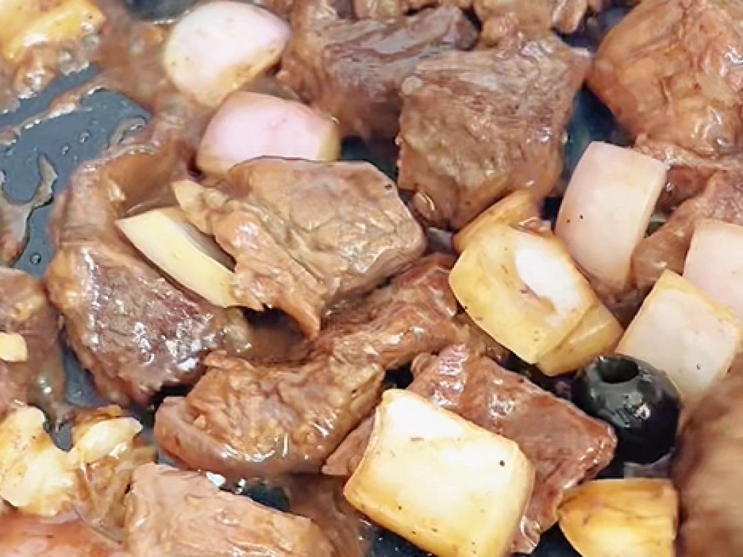 国庆节食谱:西班牙橄榄黑胡椒牛肋条
