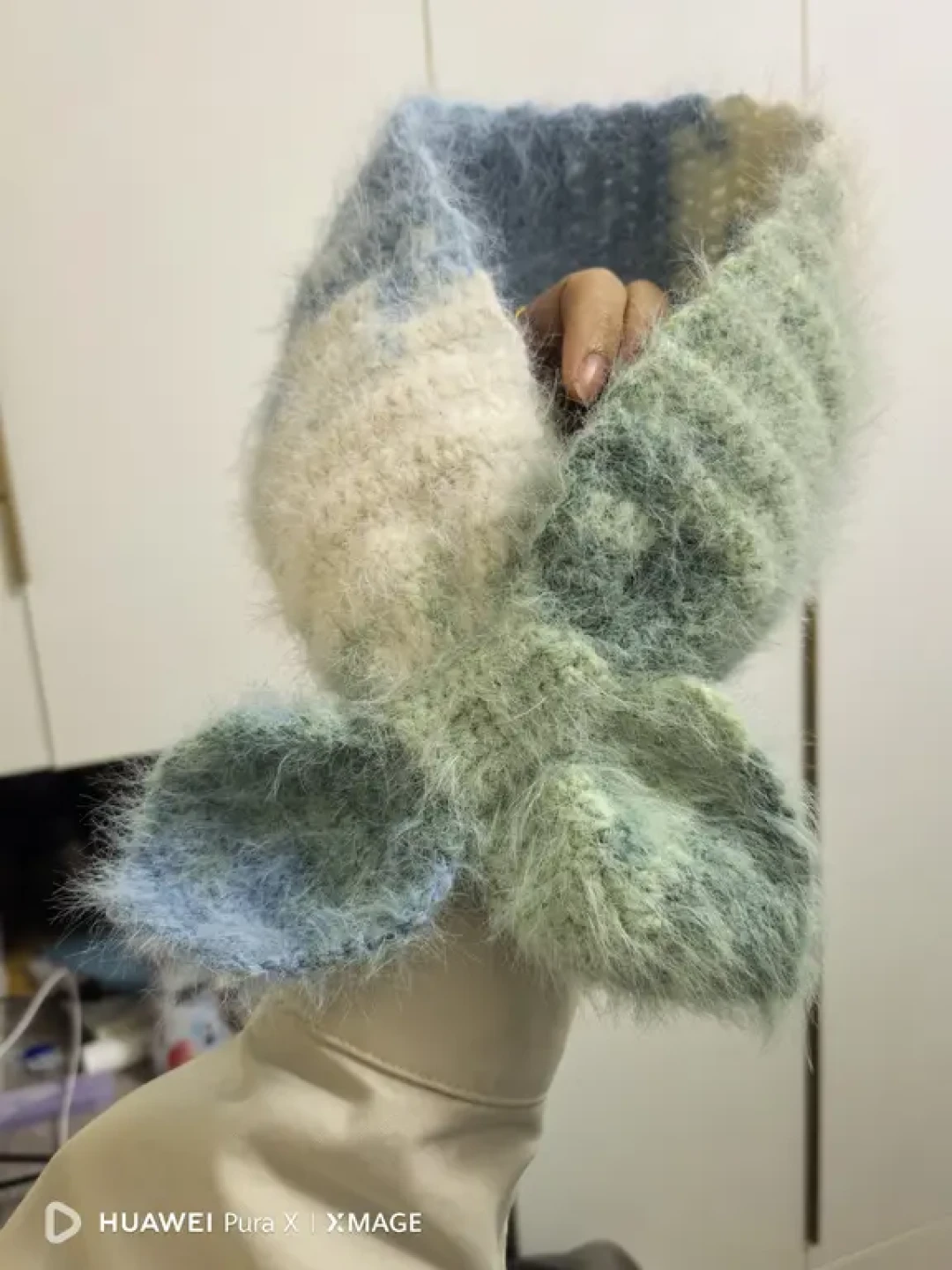 新手必看!3h搞定软fufu桃心围巾🧣