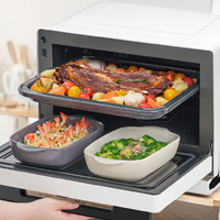 一台微蒸烤居然顶 微波炉+蒸烤箱+空气炸锅3 台小户型厨房直接封神！2026厨房高性价比微蒸烤一体机推荐，这篇攻略让你闭眼入！