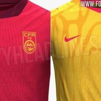 经典配色！国足2026新版球衣谍照：主场红客场黄，预计3月发布