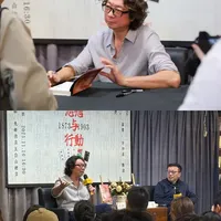 在南京先锋书店见到许知远老师啦！（没穿拖鞋