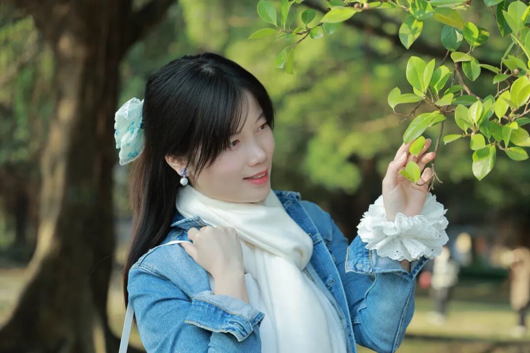 户外清新风格摄影| 在叶脉间拾得一笑晴朗