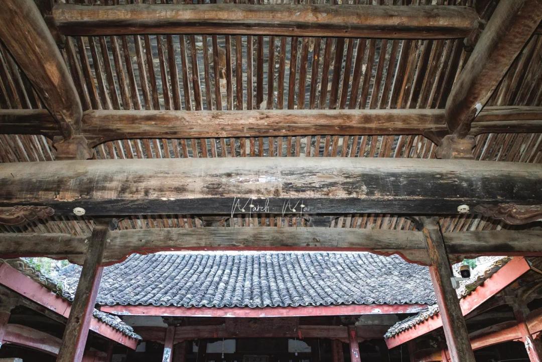 永嘉·西源|谷氏宗祠，用材粗狂的歇山祠堂