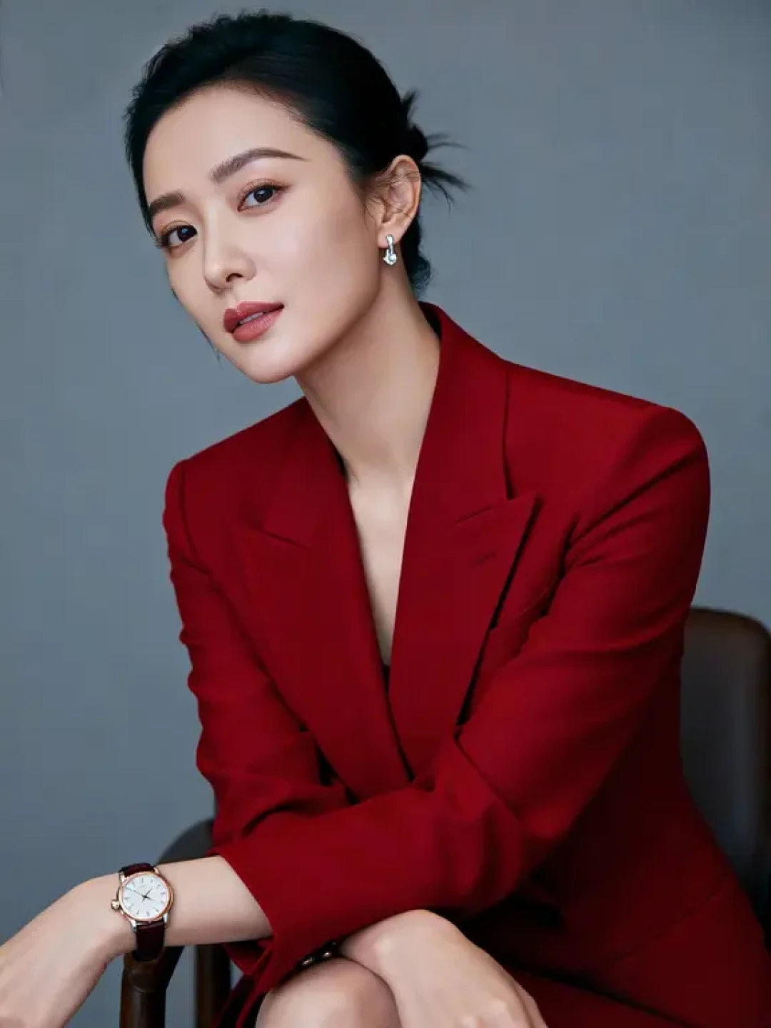 珠海|气质女王红西装写真形象照拍照技巧