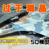 极具创意的匠心之作 SQ模型su27合金战斗机1:200评测 俄罗斯特别军事行动涂装